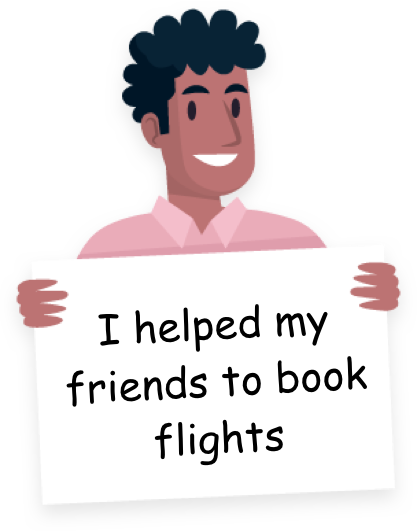 Book flight cashback